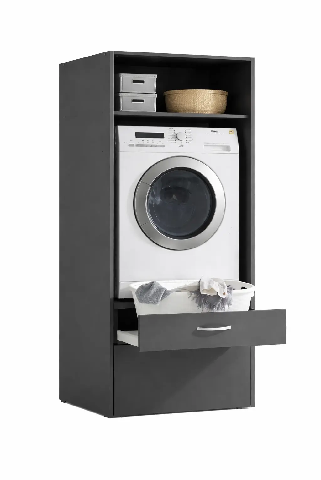 Waschmaschinen -Einbauschrank - Multiraumkonzept