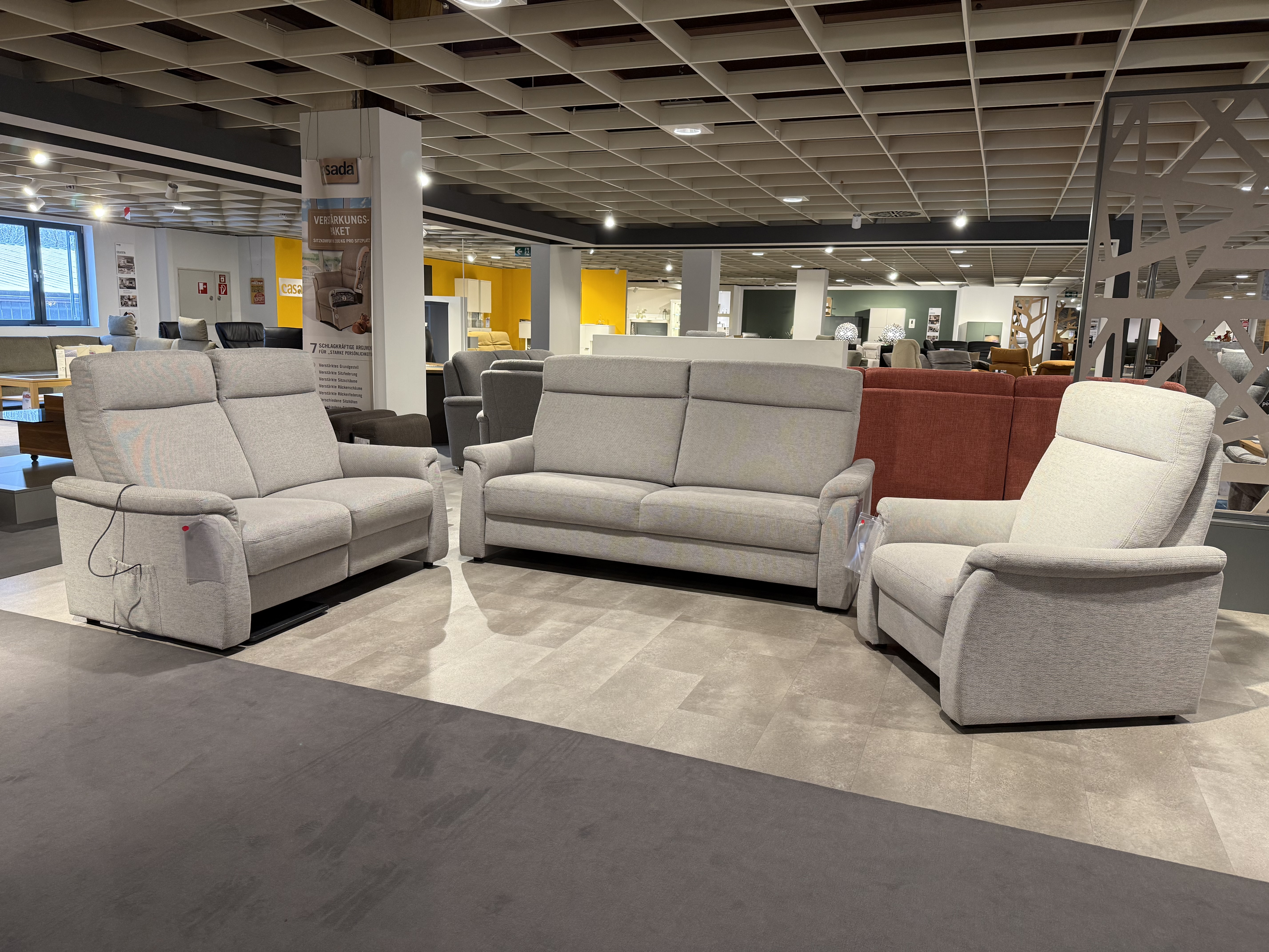 Polstergarnitur inkl. Sessel