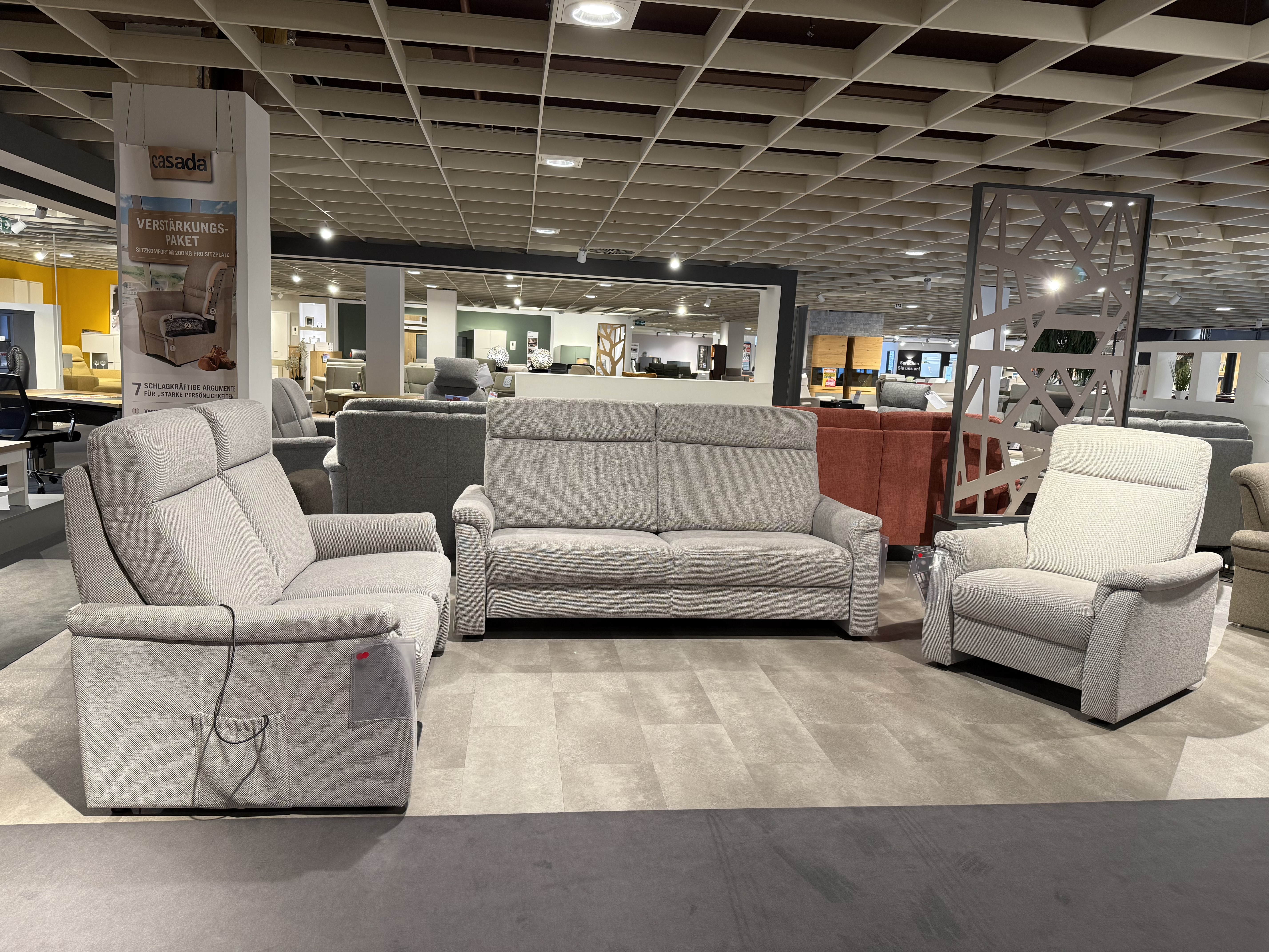 Polstergarnitur inkl. Sessel