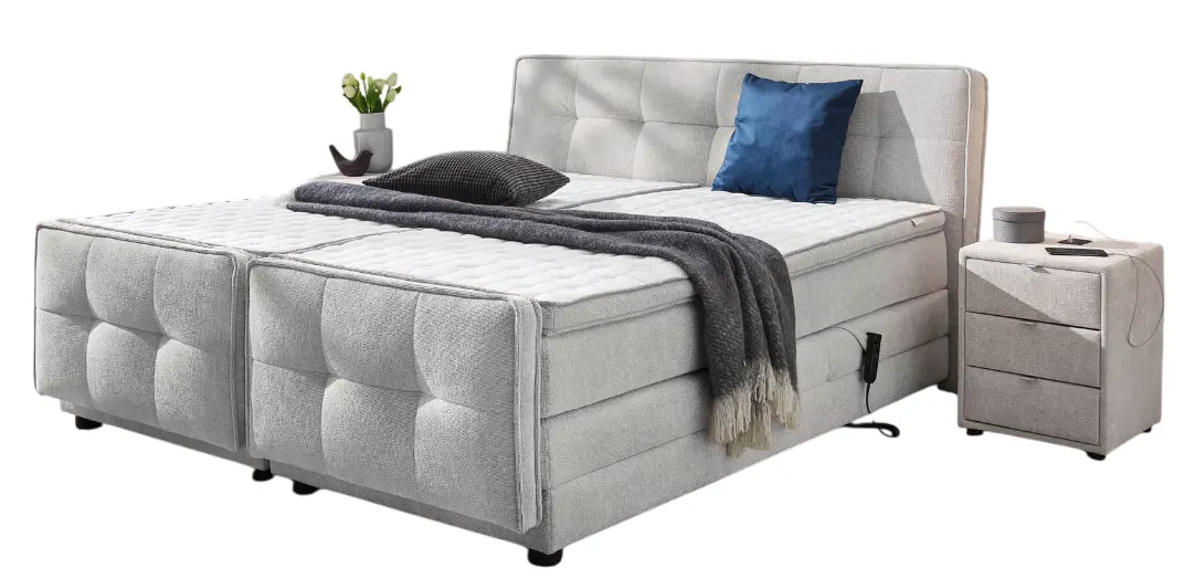 Boxspringbett - Paloma - 180x200 - H4 bis 140 kg